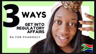 3 WAYS To Get Into Regulatory Affairs For Pharmacy  PHARMERS