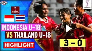  HIGHLIGHT Timnas Putri Indonesia U-18 vs Thailand U-18 0-3 AFF U18 Womens Championship 2022