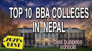TOP 10 BBA colleges in Nepal 2021 rank wise best business school..