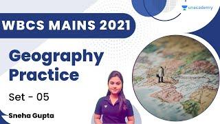WBCS MAINS 2021  Geography Practice Set 5  Sneha Gupta  Lets Crack WB Exams
