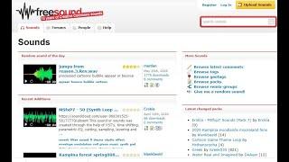 How to Download Audio Clips from FreeSound.org