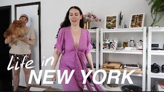 NYC Apartment Makeover 03  Turning our studio into bedroom  moving NYC vlog