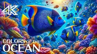 Aquarium 4K VIDEO ULTRA HD - Beautiful Coral Reef Fish - Sleep Relaxing Meditation Music
