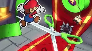 The Dual-Bladed Duelist Scissors WITH LYRICS - Paper Mario The Origami King Cover - Reversed