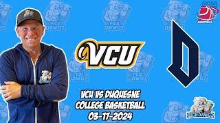 VCU vs Duquesne 31724 Free College Basketball Picks and Predictions   NCAAB Pick