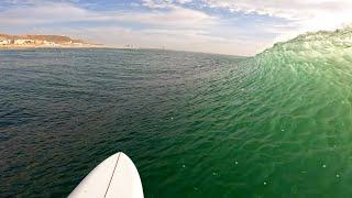 Perfect Moroccan Point Break on a Mid Length  POV Raw Surf Session