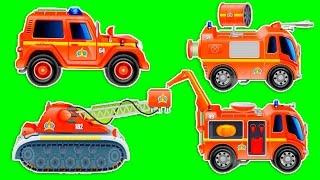 Мультик про Пожарную машину все серии 1 ЧАС. Пожарный СЭМ учит тушить огонь - развивающее видео