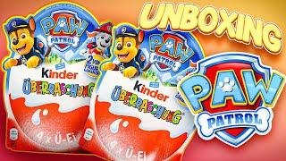 Kinder Surprise Paw Patro Unboxing  Unboxing the Best of the Best  Opening  Kids World