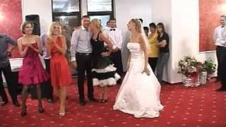 Best funny surprise bride dance - French Can-Can