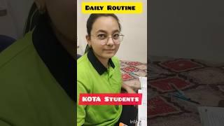 Daily Routine Of KOTA Student #kota #iit #neet #feedback #Allen #kotajankari