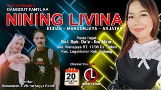 Live Dangdut Pantura NINING LIVINA  Wanajaya - Bobos 20 Agustus 2024 Siang