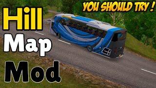 NEW Hill Map   How To Add Map Mod In BUSSID Bus Simulator Indonesia  Bussid V3.7.1