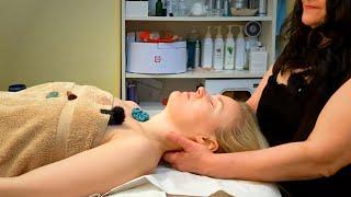 Professional full body energy healing with crystals to cleanse chakras ASMR unintentional ASMR