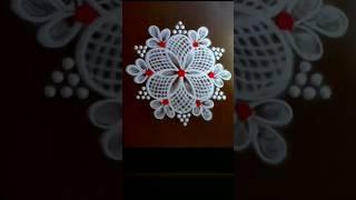 simple padi kolam design  Beautiful muggulu #shorts #muggulu #trending #rangoli#art