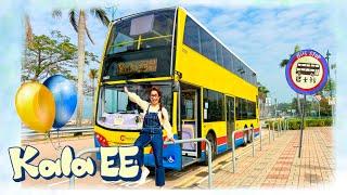 巴士 交通工具 雙層巴士Learning double decker bus transportation with Kala EE 香港交通工具 廣東話教學 兒童中文學習 親子活動
