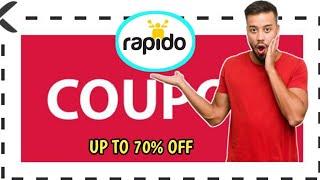 Rapido 70% off Coupon Code  Rapido Coupon Code  Rapido Coupon Code Today  Coupon Code Rapido