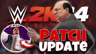 WWE 2K24 Patch 1.12 Addressed These issues… + Added New Persona Cards