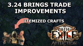 Were Getting ITEMIZED CRAFTS?   Path of Exile 3.24