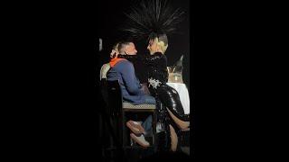 Lady Gaga flirts with audience member