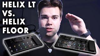 The Line 6 Helix Floor vs. Helix LT Similarities and Differences