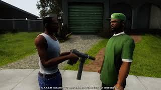 Playing GTA San Andreas Story Definitive PS5