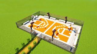 Minecraft Basketball Court 1.20 Tutorial - How to Build a Basketball Court in Minecraft