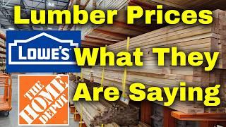 Lumber Prices in 2024 What Lowes and The Home Depot are Saying...