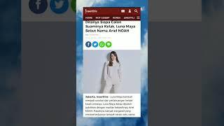 diminta pilih dua mantan kekasihnya luna maya keceplosan????