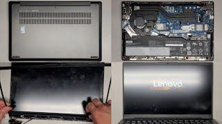 Lenovo IdeaPad 5 14ITL05 Disassembly SSD Hard Drive Upgrade Battery LCD Screen Replacement Repair