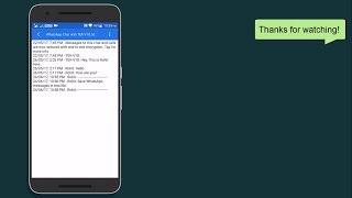 How to save WhatsApp conversation as text file?