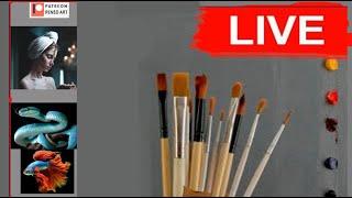 Live Session - Alla prima oil painting