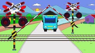 RAILROAD CROSSING IN THE VILLAGE PART 2