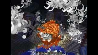 MINECRAFT-Esfera de TNT rodeada de lava