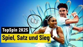 TopSpin 2K25  REVIEW  Endlich wieder ein Tennisspiel auf Top-Niveau