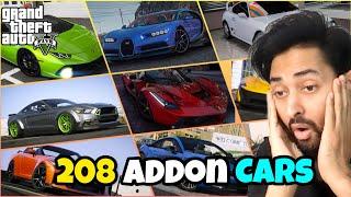 HOW TO INSTALL REAL CARS PACK IN GTA 5  208 REAL CARS PACK  GTA 5 Mods 2023 HindiUrdu  THE NOOB