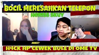 BOCIL MERESAHKAN TELEPON & H4CK HP CEWEK BULE DI OME TV INTERNASIONAL - REACTION