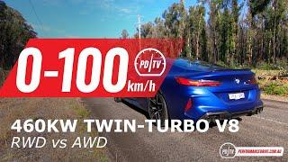 2020 BMW M8 Competition 0-100kmh & engine sound