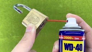 Open ANY Lock without a key in a flash Amazing Tricks That Work Extremely Well