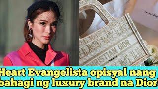 Achievement unlocked Heart Evangelista opisyal nang bahagi ng luxury brand na Dior  Everyday News