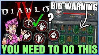 Diablo 4 - Dont Get THIS Wrong - Free Uniques & More - New S5 Rep FAST & Mothers Gift Farm Guide