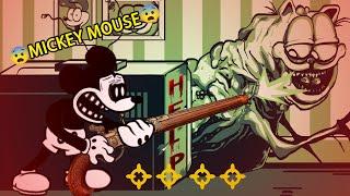 FNF The Great Punishment but Mickey Mouse Vs Gorefield sing it - Gorefield V2 -Friday Night Funkin