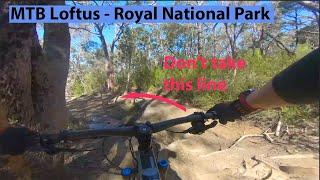 MTB Loftus - Upper Middle Bogan & Holy Trail  Royal National Park