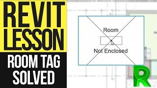 How to Fix Room Not Enclosed - Revit Tutorial