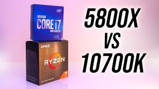 AMD Ryzen 7 5800X vs Intel i7-10700K - Best 8 Core CPU?