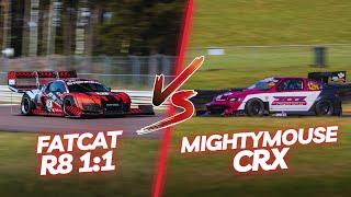 Time Attack Battle Audi R8 VS Honda CRX