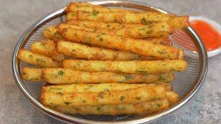 Crispy French Fries At Home Delicious  Potato sticks   Potato Recipes 