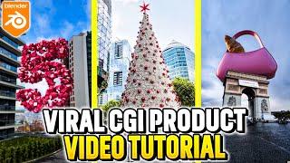 How to Create These Viral CGI Product Animations in Blender  VFX Tutorial