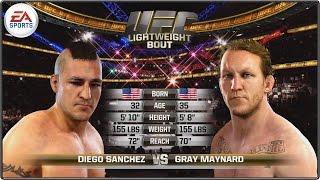 Diego Sanchez vs Gray Maynard - Full Fight - EA Sports UFC