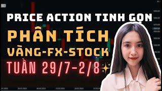  Phân Tích VÀNG-FOREX-STOCK Tuần 2907-0208 Theo Phương Pháp Price Action Tinh Gọn  TraderViet