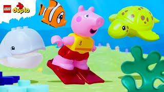 LEGO DUPLO  Under the Sea Song  Peppa Pig Nursery Rhymes & Kids Songs
